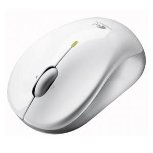 Logitech V470 Cordless Bluetooth Laser Mouse for Notebooks-White