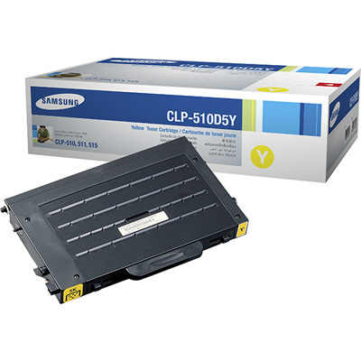 SAMSUNG Yellow Toner for CLP-510, CLP-510N, 5,000 page yield
