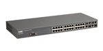 SMC TigerSwitch 10/100  6128L2 is a 1U 24-port 10/100BASE-T L2