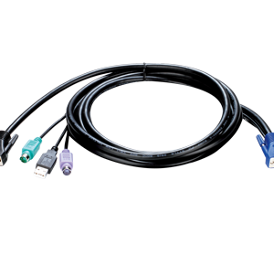 KVM-401 Combo KVM Cable 1.8 meters (for KVM-440/450)