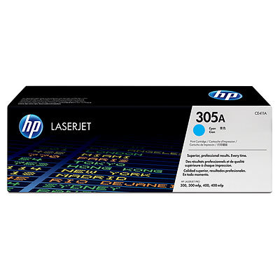 HP 305A Cyan LaserJet Toner Cartridge CE411A 475 M351 M375, M451
