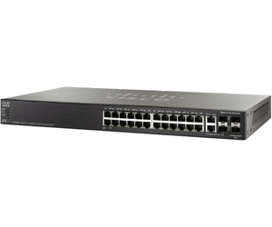 Cisco SG500-28 24-Port Managed Stackable Gigabit Switch w/ 2x Combo & 2x 1GE/5GE SFP Ports, 500 Series