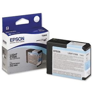T5805 Light Cyan Epson Ink Cartridge C13T580500 3800 3880