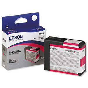 T5803 Magenta Ink Cartridge C13T580300 3800 3880