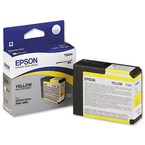 T5804 Yellow Ink Cartridge C13T580400 3800 3880
