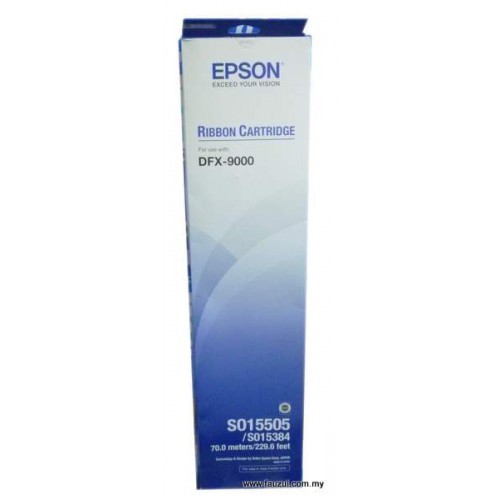 Epson S015505 DFX 9000 Black Dot Matrix Printer Ribbon