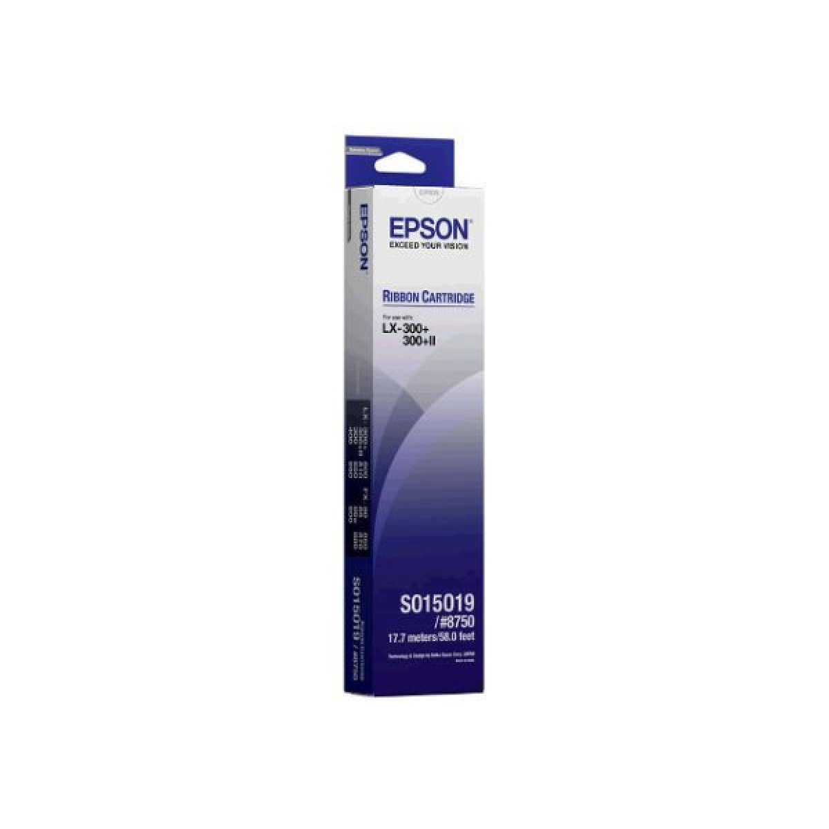 EPSON SO15019-8750 DOT MATRIX RIBBON for LX300 LQ580 MX80