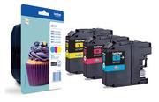 DCP-J152W CMY Rainbow Ink Cartridge Multipack (3x 600 pages*)
