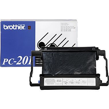 FAX-1030E Single Ribbon + Cartridge PC201 (420 pages*)