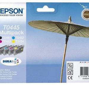 Stylus Photo C84 T0445 Standard Capacity CMYK Ink Cartridges (CMY - 8ml, K - 13ml)