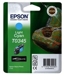 Stylus Photo 2100 T0345 Light Cyan Ink Cartridge (17ml)