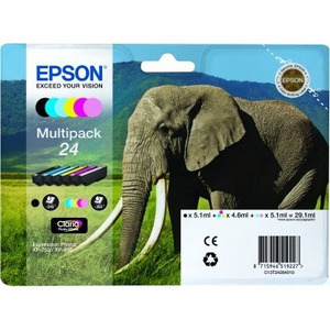 Expression Photo XP-850 T2428 24 Ink Multipack (5ml K + 4ml CMY)