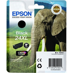 Expression Photo XP-850 T2431 24XL Black Ink Cartridge (10ml)