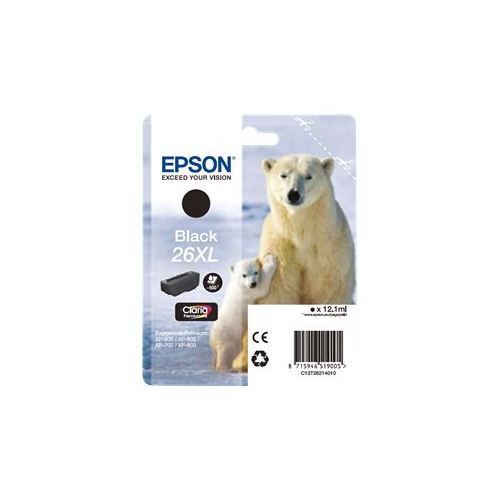 Expresssion Premium XP-510 T2621 High Yield 26XL Black Ink Cartridge (12.2ml)