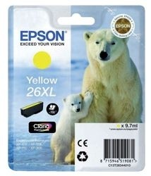 Expresssion Premium XP-510 T2634 High Yield 26XL Yellow Ink Cartridge (9.7ml)