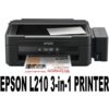 EPSON L210  ULTRA-LOW-COST PRINTING All-in-one with Epson-brand high-capacity integrated ink tank system, for cost-effective, reliable colour printing