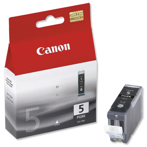 PIXMA iP4500 PGI-5BK Black Ink Cartridge (26ml - 600 pages*)