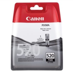 PIXMA iP4700 PGI-520BK Pigmented Black Ink Cartridge (344 pages*)