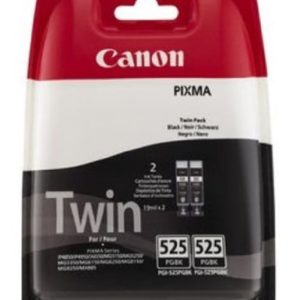 PIXMA iP4950 PGI-525BK Pigmented Black Ink Cartridge Twin Pack