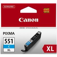 PIXMA iX6850 CLI-551C XL High Yield Cyan Ink Cartridge (695 pages*)
