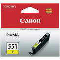 PIXMA iX6850 CLI-551Y Yellow Ink Cartridge (344 pages*)