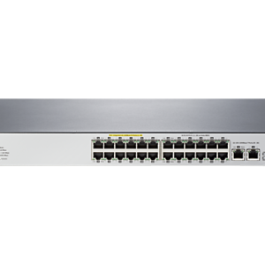 HP 2530-24-PoE+ Switch - Switch - managed - 24 x 10/100 + 2 x Gigabit SFP + 2 x 10/100/1000 - desktop, rack-mountable, wall-mountable - PoE+