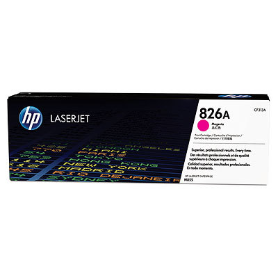 LaserJet Enterprise M855 No.826A Magenta Toner Cartridge (31,500 pages*)