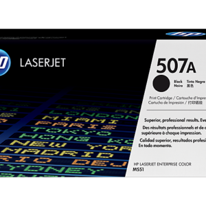 LaserJet 500 color M551 Standard Yield 507A Black Toner Cartridge (5,500 pages*)