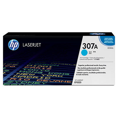 LaserJet Professional CP5225 Cyan Toner Cartridge (7,300 pages*)