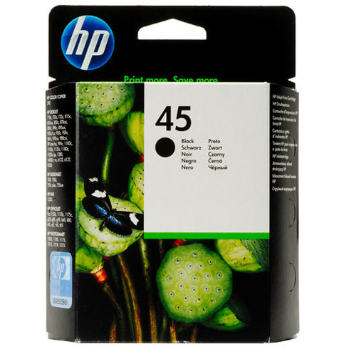 DeskJet 1280 No.45 Large Black Ink Cartridge (42ml - 930 pages*)