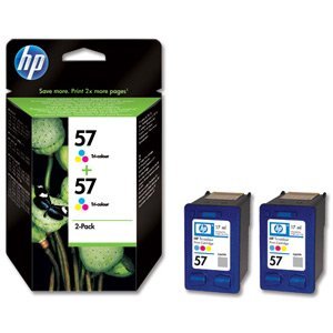 Photosmart 7660 No.57 Tri Colour Cartridge (Pack of 2)