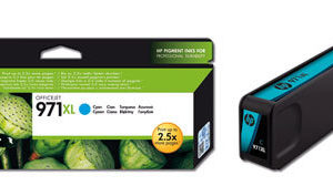 Officejet Pro X451dw 971XL Cyan Ink Cartidge (6,600 pages*)