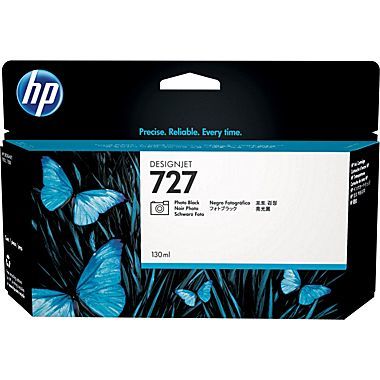DesignJet T920 T1500 T2500 No.727 Photo Black Ink Cartridge (130ml)