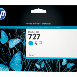 HP DesignJet T920 T1500 T2500 No.727 Cyan Ink Cartridge (130ml)