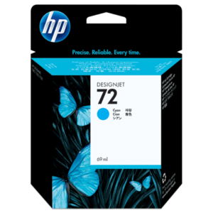 DesignJet T620 No.72 Cyan Ink Cartridge (69ml)