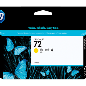 DesignJet T620 No.72 Large Yellow Ink Cartridge (130ml)