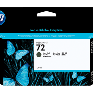 DesignJet T620 No.72 Large Matte Black Ink Cartridge (130ml)