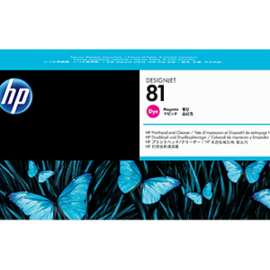 DesignJet 5000 No.81 Magenta Printhead and Printhead Cleaner