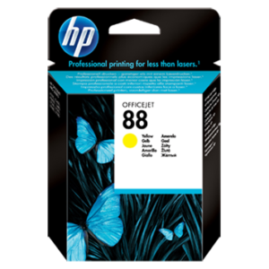 fficeJet Pro K550 No.88 Yellow Ink Cartridge with Vivera Ink (10ml - 620 pages*)