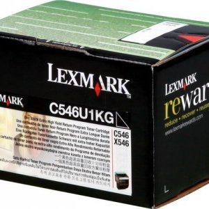 C546dtn Extra High Yield Black Return Program Toner Cartridge (8,000 pages*)