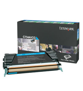 C734 Cyan Return Program Toner (6,000 pages*)