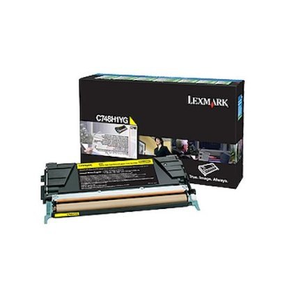 C746 High Yield Yellow Return Program Toner Cartridge (10,000 pages*)