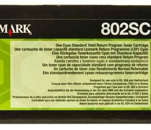 CX310 Standard Yield Cyan Return Program Toner Cartridge (2,000 pages*)