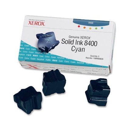 Phaser 8400 3 Cyan Ink Sticks (3,400 Pages*)
