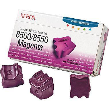 Phaser 8500 8550 3 Magenta Ink Sticks (3,000 pages*)