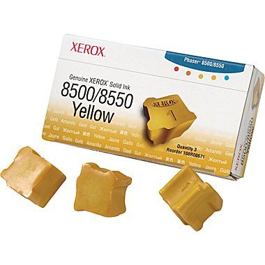 Phaser 8500 8550 3 Yellow Ink Sticks (3,000 pages*)