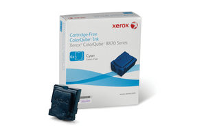 ColorQube 8870DN Cyan Solid Ink (6 sticks - 17,300 pages*)