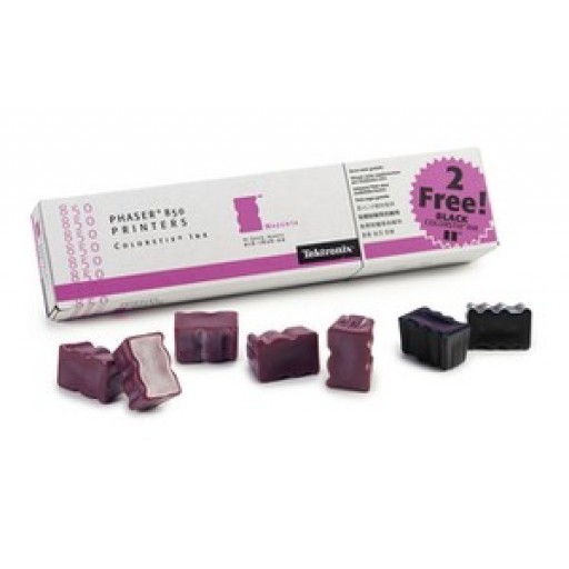 Phaser 850 5 Magenta ColorStix + 2 Black Sticks