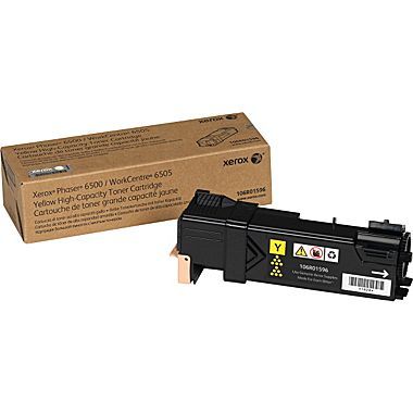Phaser 6500N High Capacity Yellow Toner Cartridge (2,500 pages*)