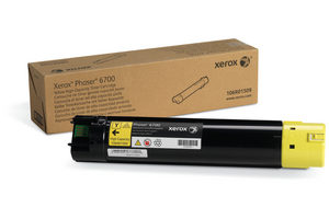 Phaser 6700 High Yield Yellow Toner Cartridge (12,000 pages*)